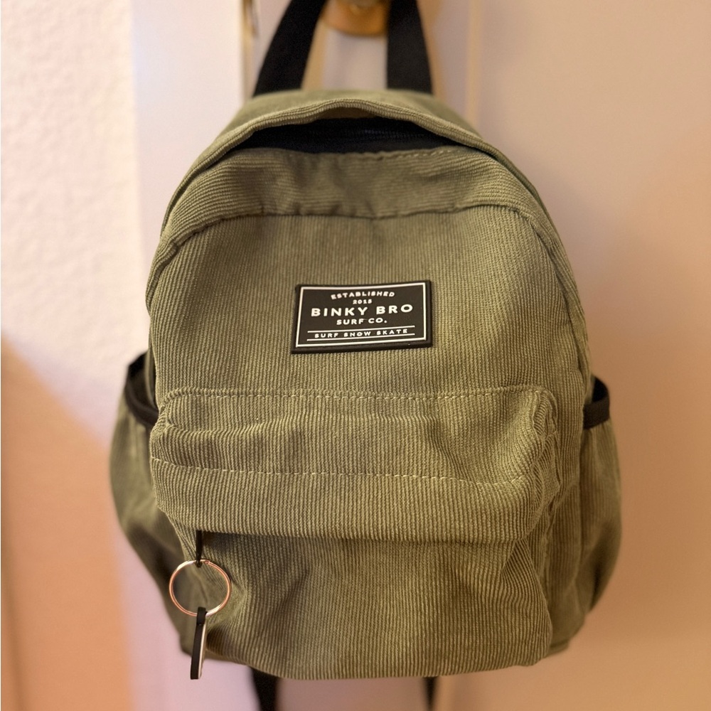 Binky Bro Mini Backpack Olive Green